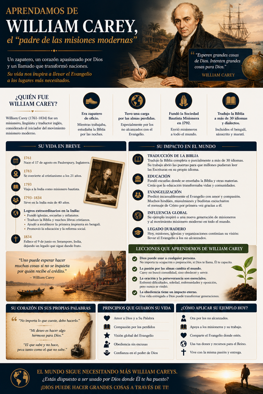 Aprendamos de William Carey, el "padre de las misiones modernas” VIDEO
