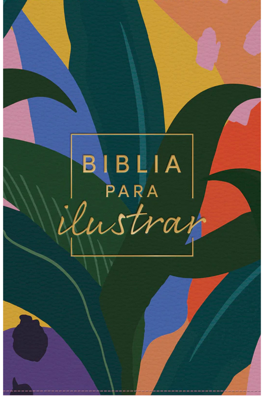 Reina Valera 1960 Biblia para ilustrar, floral símil piel | RVR 1960 Illustrating Bible, Floral, LeatherTouch