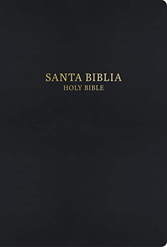 Biblia Bilingüe Reina Valera 1960/KJV Letra grande, negro, imitación piel / Bilingual Bible RVR 1960/KJV Large print, Black, Imitation Leather