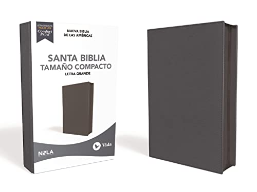 Nbla Santa Biblia Ultrafina, Tamaño Compacto, Piel Fabricada, Azul, con Cierre, (Edición Letra Roja)