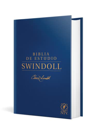 Biblia de Estudio Swindoll Ntv (Tapa Dura, Azul)