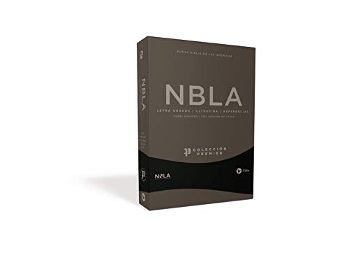 NBLA Biblia Ultrafina, Letra Grande, Colección Premier, Café: Edición Limitada