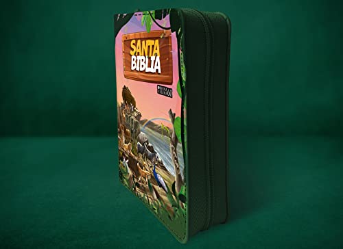 Biblia Rvr 1960 Bolsillo Para Niños Vinilo Con Cierre (Bible Rvr 1960 Pocket Size Boys Vinyl with Zipper (Spanish Edition)