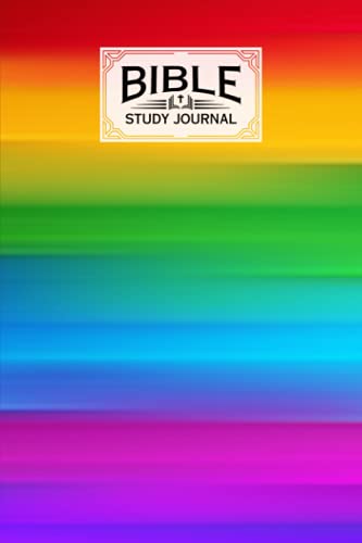 Bible Study Journal: Bible Study Journal Rainbow Watercolor Cover, SOAP Sermon Notes Journal | Design by Astrid Bode | 120 Pages, Size 6" x 9"