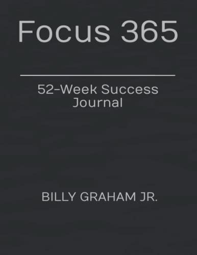 Focus 365: 52-Week Success Journal