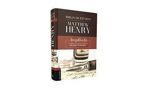 RVR, Biblia de Estudio Matthew Henry, Tapa Dura, Interior a dos colores