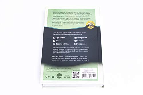 Nueva Versión Internacional Biblia del Pescador, letra grande, verde tapa dura | NVI Fisher of Men Bible, Large Print, Green, Hardcover