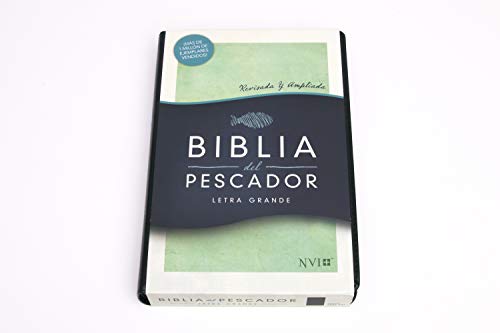 NVI Biblia del Pescador letra grande, verde símil piel