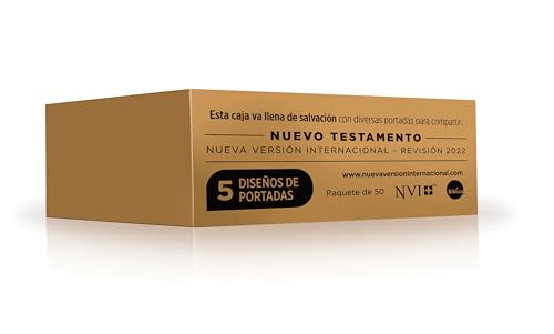 NVI, Nuevo Testamento, Revisión 2022, Tapa Rústica, Paquete Variado (50)