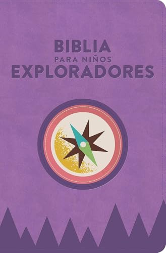 RVR 1960 Biblia para niños exploradores, lavanda compás símil piel / RVR 1960 Kid's explorer Bible, lavander, LeatherTouch