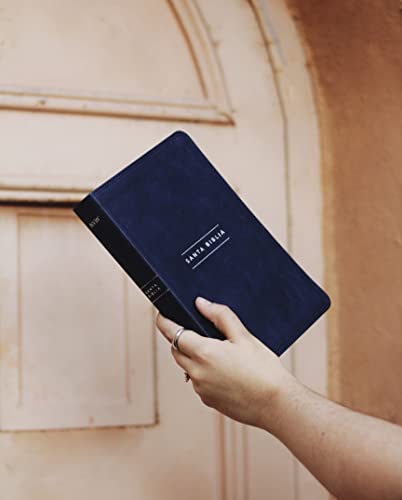 Nvi, Santa Biblia del Ministro, Texto Revisado 2022, Leathersoft, Azul Marino, Con Índice, Palabras de Jesús En Rojo