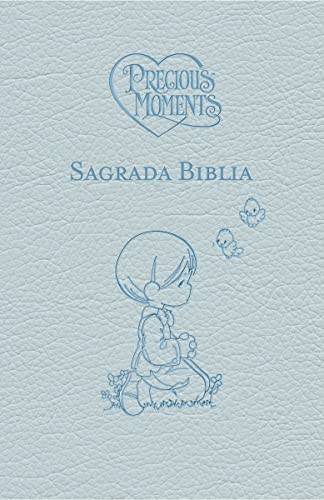 Biblia Católica, Precious Moments™, Leathersoft, Azul celeste, Comfort Print