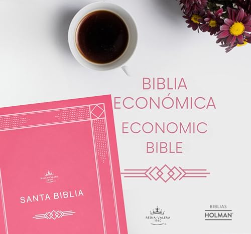 RVR 1960 Biblia económica de evangelismo, rosa tapa rústica