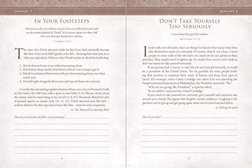 A Leader's Heart: 365-Day Devotional Journal