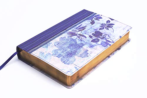 Biblia Reina Valera 1960 de Estudio para Mujeres. Tela impresa, azul floreado / Women Study Bible RVR 1960. Cloth over Board, Blue with Flowers