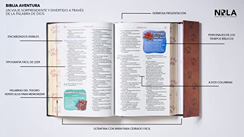 Nbla Biblia Aventura, Tapa Dura, Interior a Color, Cierre Magnético
