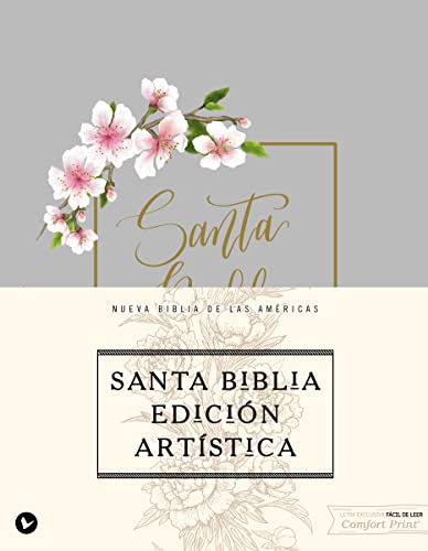 Nbla Santa Biblia Edición Artística, Tapa Dura/Tela, Canto Con Diseño, Edición Letra Roja