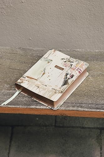 NBLA, Santa Biblia, Edición Artística Ilustrada, Leathersoft, Multicolor/Crema, Palabras de Jesús en Rojo, Comfort Print