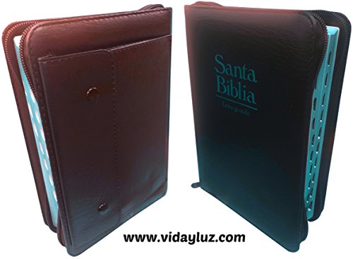 Santa Biblia-Rvr 1960-Letra Grande Zipper Closure (Spanish Edition)