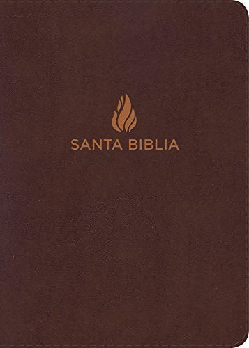 Biblia Reina Valera 1960 Tamaño manual Letra grande, marrón, piel fabricada | RVR 1960 Hand Size Bible, Giant Print, Black, Bonded Leather