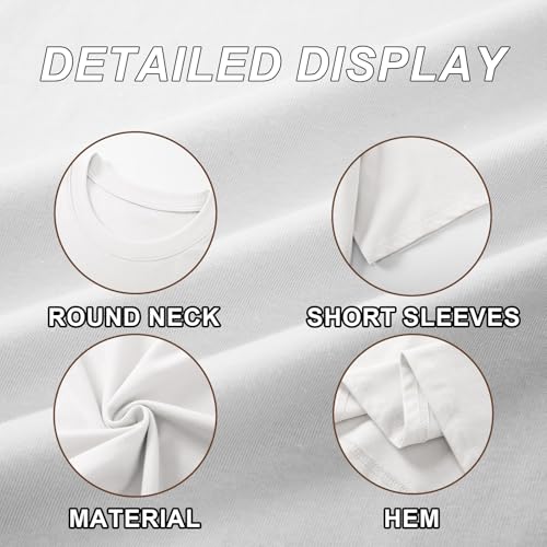 ▶ Camisetas de fe cristiana para mujer, con versículo religioso de la Biblia, camisetas inspiradoras florales de gran tamaño, Blanco, XX-Large