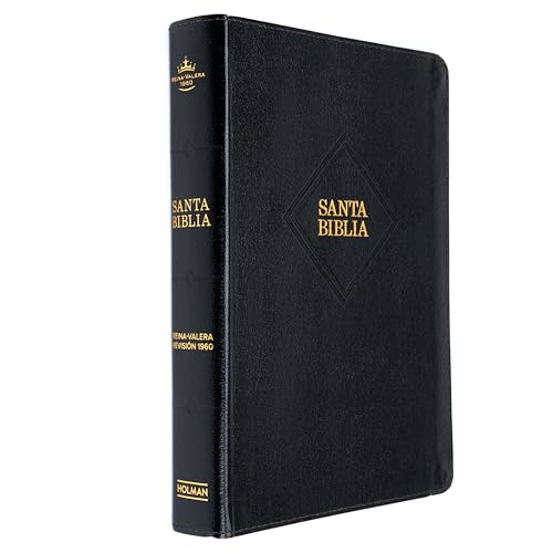 RVR 1960 Biblia letra gigante, negro piel fabricada con índice (Edición 2023): Santa Biblia