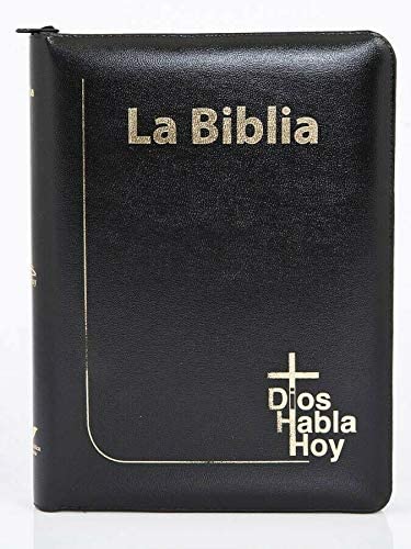 Biblia Dios Habla Hoy con Letra Gigante Imi Piel con Cierre con Libros Deuterocanonicos