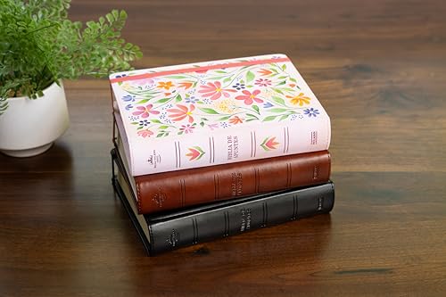 RVR 1960 Biblia de apuntes tamaño personal, floreada, tela impresa / RVR 1960 Personal size Note taking Bible Floral, cloth over boards