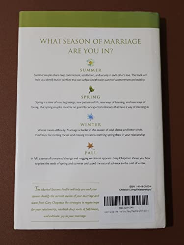 The Four Seasons of Marriage: Secrets to a Lasting Marriage by Gary Chapman (2005-09-01)