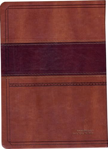 Bíblia Thompson. Letra Grande. Capa Marrom Claro e Escuro
