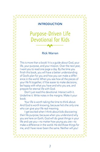 The Purpose Driven Life Devotional for Kids