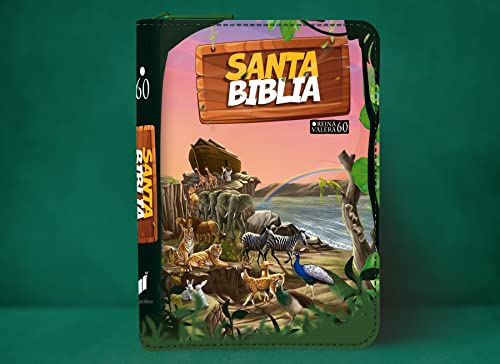 Biblia Rvr 1960 Bolsillo Para Niños Vinilo Con Cierre (Bible Rvr 1960 Pocket Size Boys Vinyl with Zipper (Spanish Edition)