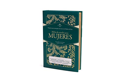 RVR 1960 Biblia de estudio para mujeres, tela verde (Spanish Edition)