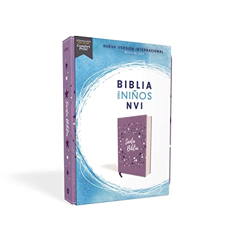 NVI, Biblia para Niños, Revisión 2022, Leathersoft, Lavanda, Comfort Print