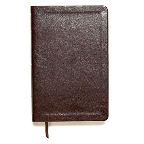 RVR 1960 Biblia de Estudio Scofield Tamano Personal, chocolate oscuro símil piel