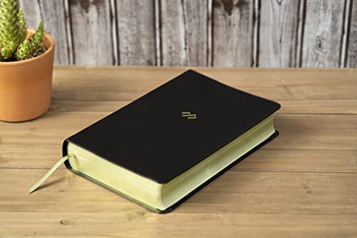 Reina Valera 1960 Biblia temática de estudio, negro piel genuina | RVR 1960 Thematic Study Bible, Black, Genuine Leather