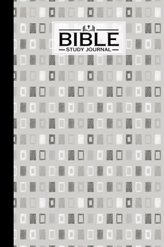 Bible Study Journal: Premium Rectangles Cover Bible Study Journal, A Creative Christian Workbook, A Simple Guide To Journaling Scripture, 120 Pages, Size 6" x 9" By Astrid Bode