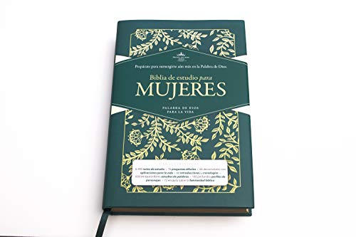 RVR 1960 Biblia de estudio para mujeres, tela verde (Spanish Edition)