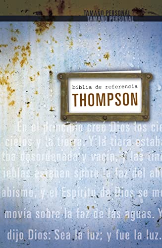 Biblia de referencia Thompson rvr 1960 - Tamaño personal