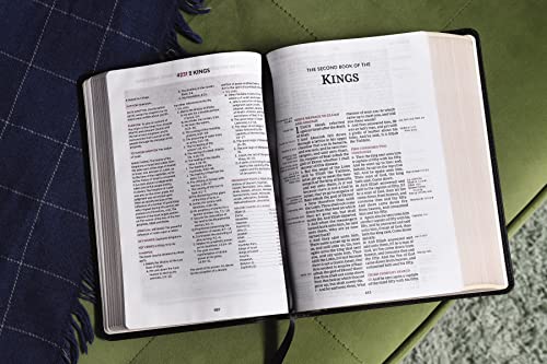 KJV, Thompson Chain-Reference Bible, Leathersoft, Black, Red Letter, Comfort Print