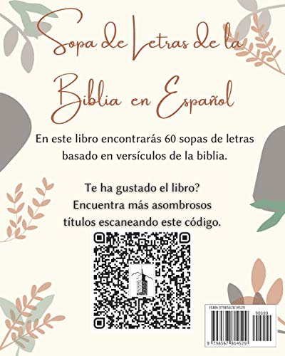 Letra Grande Sopa De Letras De La Biblia En Español, Aprende Jugando! Encuentra Mas de 950 Palabras en Español Basadas en Versiculos de La Biblia: Letra Grande 8 x 10 Divertidas actividades cristianas