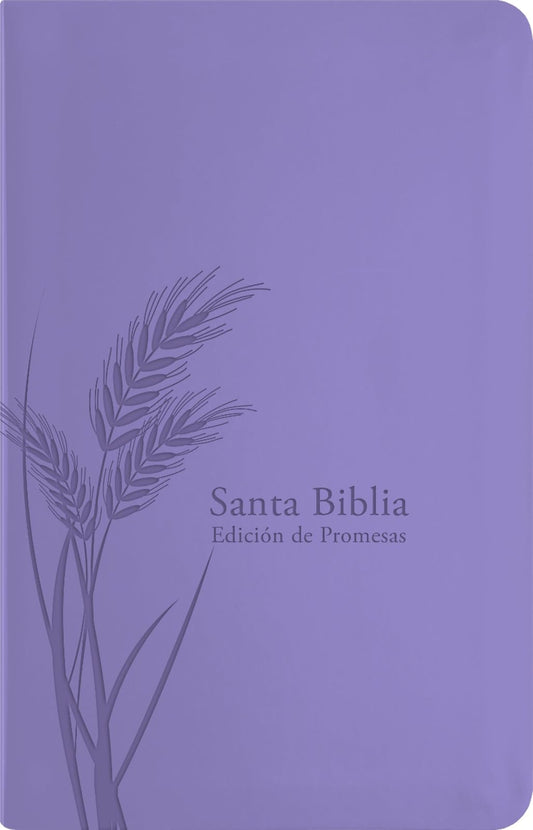 Santa Biblia de Promesas Reina Valera 1960 / Tamaño Manual / Letra Grande / Piel Especial Con Cierre / Lavanda // Spanish Promise Bible Rvr60 / Handy Size / Large Print / Leathersoft / Lavander