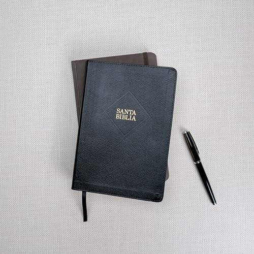 RVR 1960 Biblia letra gigante, negro piel fabricada con índice (Edición 2023): Santa Biblia