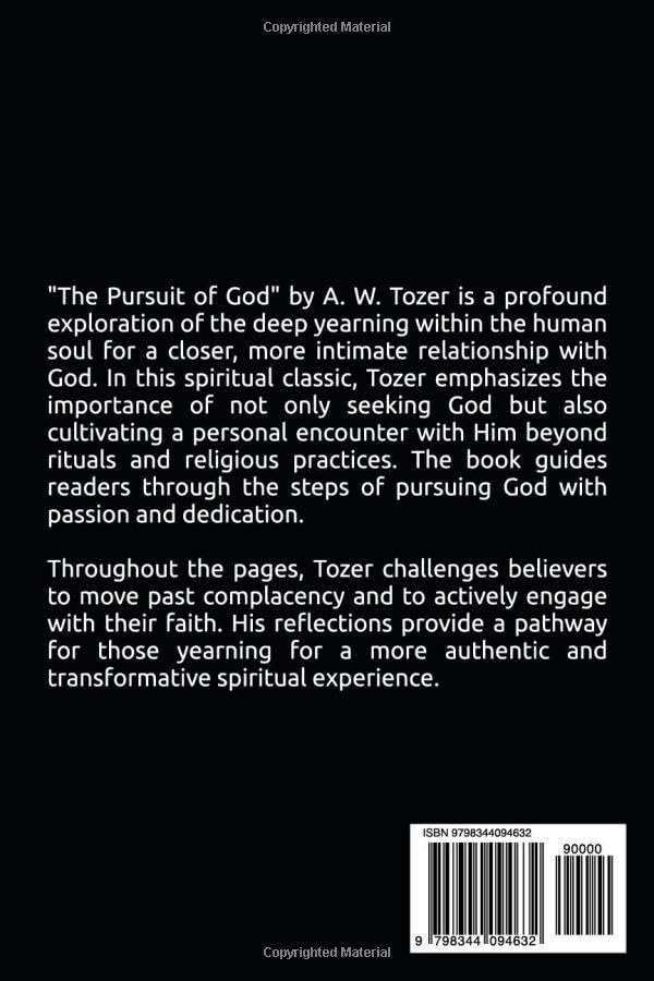 The Pursuit of God