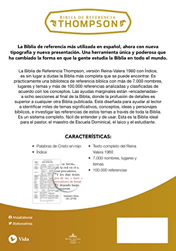 Biblia de referencia Thompson (Imitación Piel)