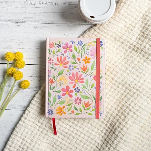 RVR 1960 Biblia de apuntes tamaño personal, floreada, tela impresa / RVR 1960 Personal size Note taking Bible Floral, cloth over boards