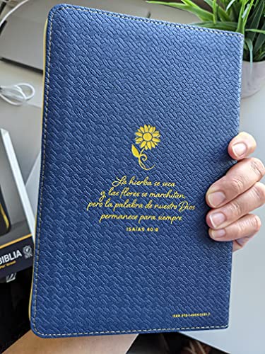 Santa Biblia Ntv, Edición Zíper, Girasol (Sentipiel)