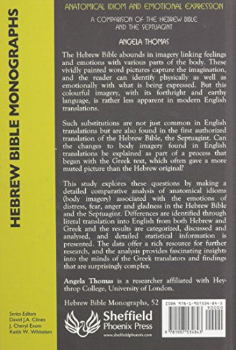Anatomical Idiom and Emotional Expression: A Comparison of the Hebrew Bible and the Septuagint