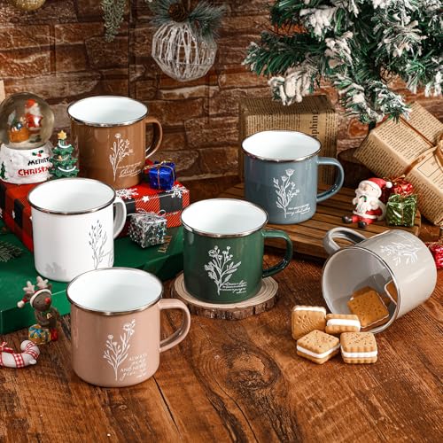 ▶ 20 tazas de café cristianas a granel de 12 onzas con versículo bíblico esmaltado, citas religiosas, regalos de agradecimiento a los empleados, para mujeres, hombres, compañeros de trabajo