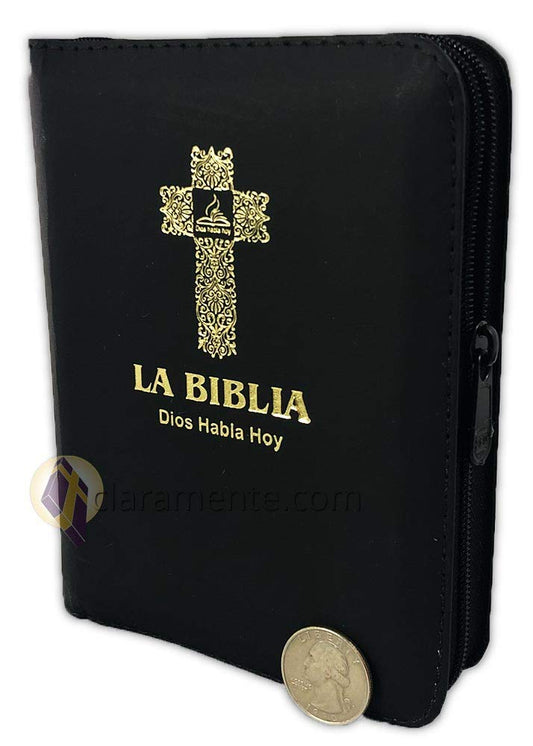 Biblia, La. Negra Peque a Con Cierre